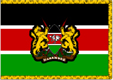 President of Kenya flag